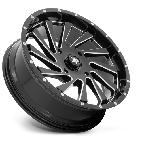 MSA Offroad Wheels M46 BLADE UTV GLOSS BLACK MILLED Wheel - image 6