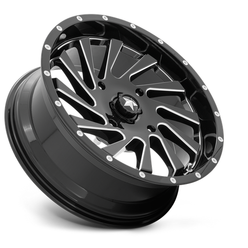 MSA Offroad Wheels M46 BLADE UTV GLOSS BLACK MILLED Wheel - image 3