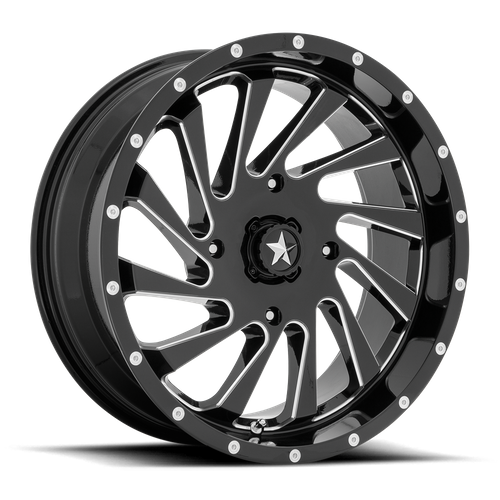 MSA Offroad Wheels M46 BLADE UTV GLOSS BLACK MILLED Wheel - image 2