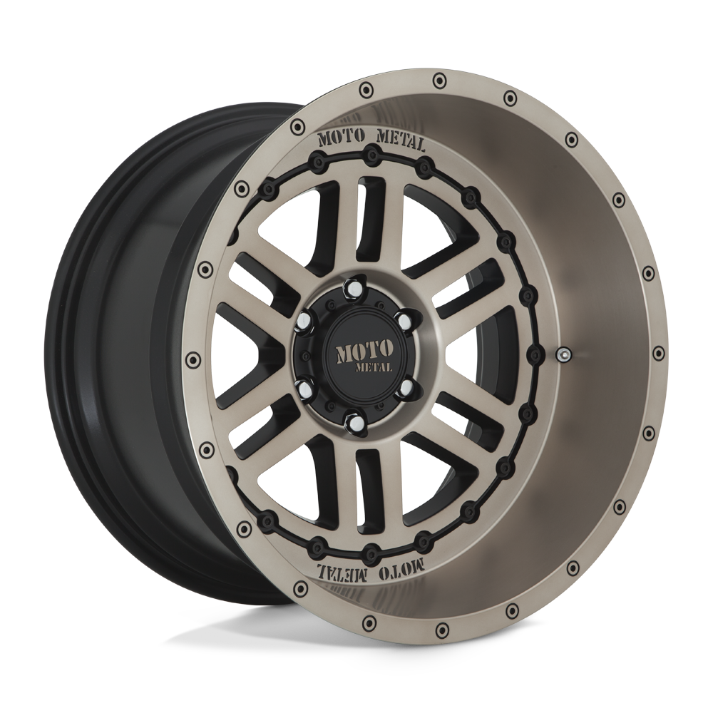 Moto Metal MO800 DEEP SIX SATIN BLACK W/ BRONZE TINT Wheel - image 2