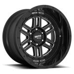 Load image into Gallery viewer, Moto Metal MO800 DEEP SIX GLOSS BLACK MILLED Wheel - image 2

