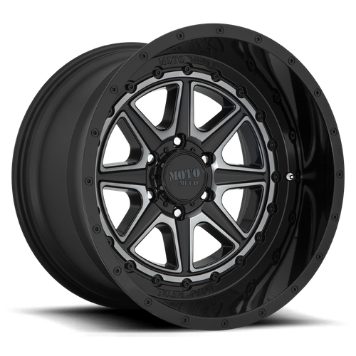 Moto Metal MO801 PHANTOM GLOSS BLACK W/ GRAY TINT Wheel - image 2