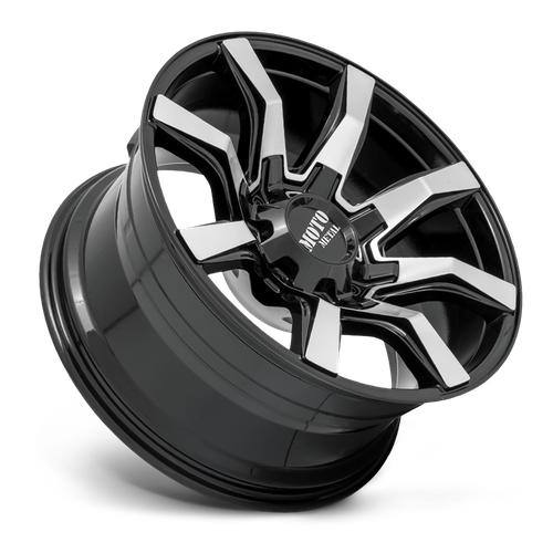Moto Metal MO804 SPIDER GLOSS BLACK MACHINED Wheel - image 3