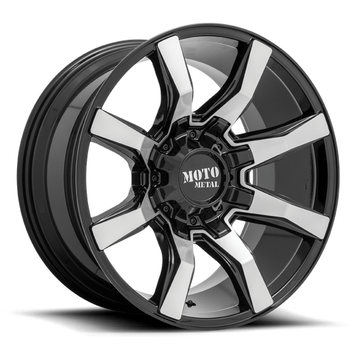 Moto Metal MO804 SPIDER GLOSS BLACK MACHINED Wheel - image 2