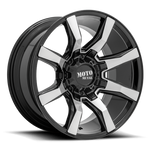 Load image into Gallery viewer, Moto Metal MO804 SPIDER GLOSS BLACK MACHINED Wheel - image 2
