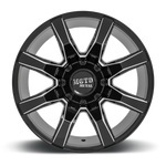 Load image into Gallery viewer, Moto Metal MO804 SPIDER GLOSS BLACK MILLED Wheel - image 4
