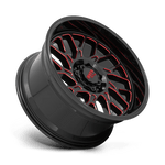 Load image into Gallery viewer, Moto Metal MO805 GLOSS BLACK MILLED W/ RED TINT Wheel - image 3

