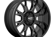 Moto Metal MO806 GLOSS BLACK MILLED Wheel - image 1