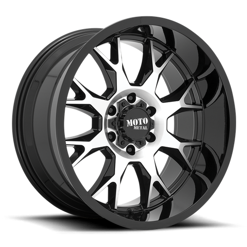 Moto Metal MO806 GLOSS BLACK MACHINED Wheel - image 2