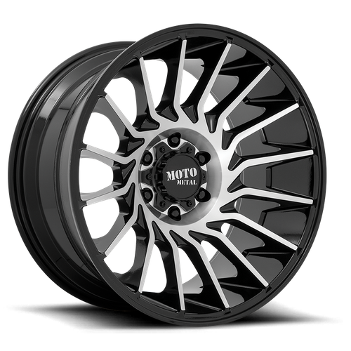 Moto Metal MO807 GLOSS BLACK MACHINED Wheel - image 2