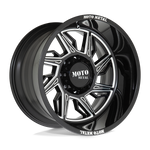 Load image into Gallery viewer, Moto Metal MO997 HURRICANE GLOSS BLACK MILLED - RIGHT Wheel - image 2

