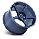 Load image into Gallery viewer, Motegi MR159 BATTLE V OBSIDIAN BLUE MACH LIP STRIPE Wheel - image 3
