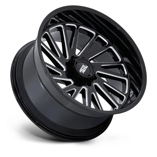 Moto Metal MO811 COMBAT GLOSS BLACK MILLED Wheel - image 3