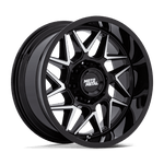 Load image into Gallery viewer, Moto Metal MO812 TURBINE GLOSS BLACK W/ MACHINED FACE Wheel - image 2
