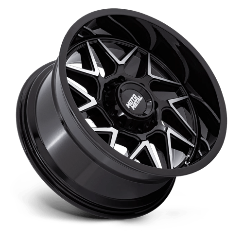 Moto Metal MO812 TURBINE GLOSS BLACK W/ MACHINED FACE Wheel - image 3