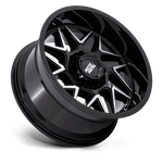 Load image into Gallery viewer, Moto Metal MO812 TURBINE GLOSS BLACK W/ MACHINED FACE Wheel - image 3
