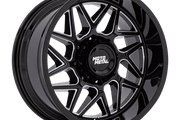 Moto Metal MO812 TURBINE GLOSS BLACK MILLED Wheel - image 1