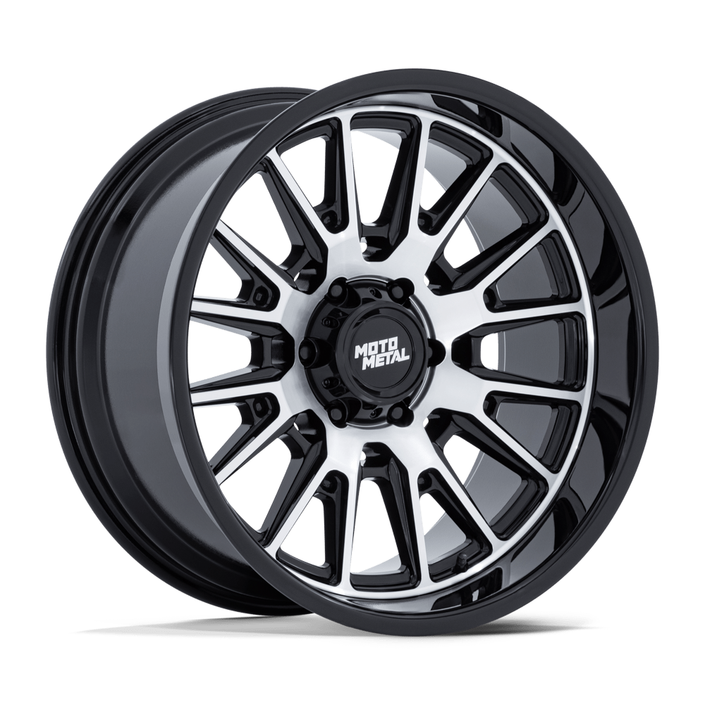 Moto Metal MO814 TEKTON GLOSS BLACK W/ MACHINED FACE Wheel - image 2