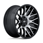 Load image into Gallery viewer, Moto Metal MO816 OVERLOOK GLOSS BLACK W/ MACHINED FACE Wheel - image 1

