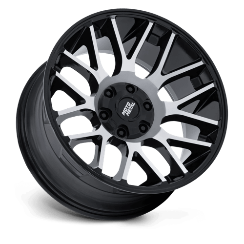 Moto Metal MO816 OVERLOOK GLOSS BLACK W/ MACHINED FACE Wheel - image 3