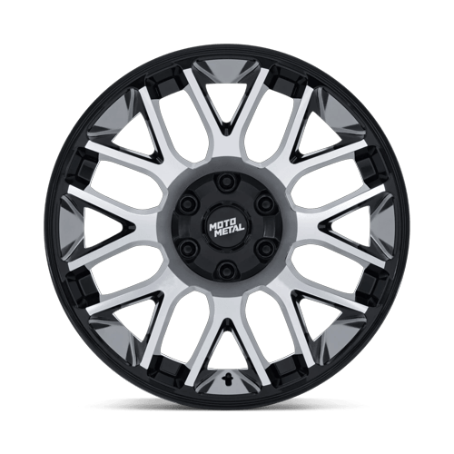 Moto Metal MO816 OVERLOOK GLOSS BLACK W/ MACHINED FACE Wheel - image 4