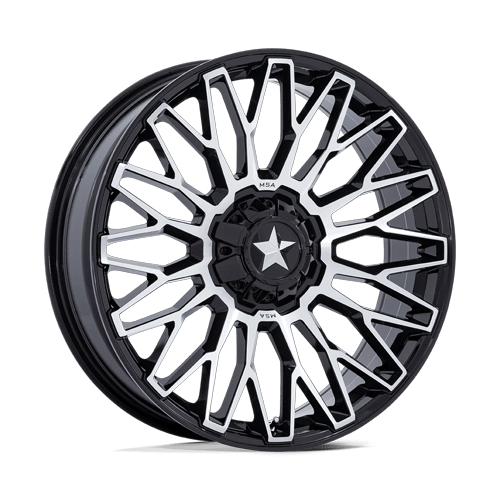 MSA Offroad Wheels M50 CLUBBER UTV GLOSS BLACK MACHINED Wheel - image 1