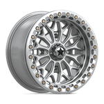 Load image into Gallery viewer, MSA Offroad Wheels MA53 BOLO UTV BEADLOCK GLOSS SILVER W/ MACHINED FACE Wheel - image 5
