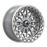 Load image into Gallery viewer, MSA Offroad Wheels MA53 BOLO UTV BEADLOCK GLOSS SILVER W/ MACHINED FACE Wheel - image 6

