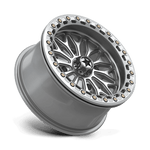 Load image into Gallery viewer, MSA Offroad Wheels MA53 BOLO UTV BEADLOCK GLOSS SILVER W/ MACHINED FACE Wheel - image 7
