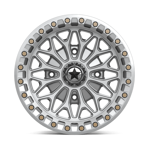 MSA Offroad Wheels MA53 BOLO UTV BEADLOCK GLOSS SILVER W/ MACHINED FACE Wheel - image 8