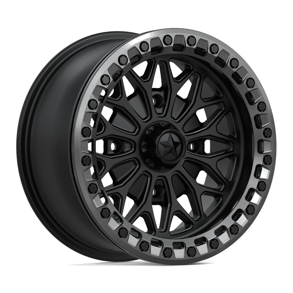MSA Offroad Wheels MA53 BOLO UTV BEADLOCK MATTE BLACK W/ GL-GUNMETAL RG Wheel - image 6