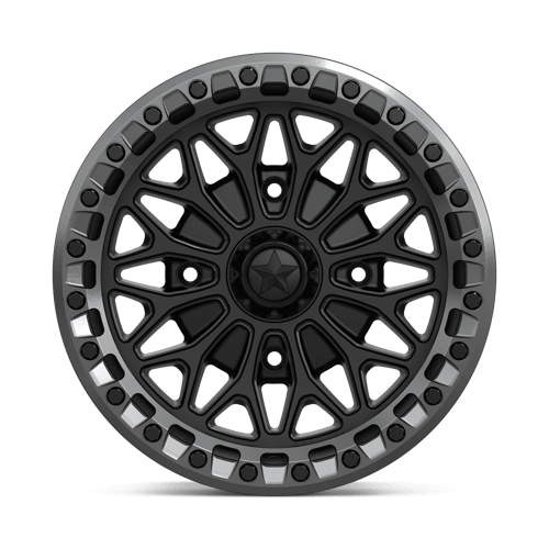 MSA Offroad Wheels MA53 BOLO UTV BEADLOCK MATTE BLACK W/ GL-GUNMETAL RG Wheel - image 8