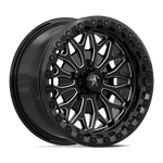 Load image into Gallery viewer, MSA Offroad Wheels MA53 BOLO UTV BEADLOCK GLOSS BLACK MILLED Wheel - image 1
