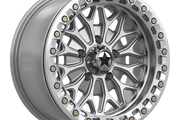 MSA Offroad Wheels MA53 BOLO UTV BEADLOCK GLOSS SILVER W/ MACHINED FACE Wheel - image 1