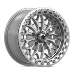 Load image into Gallery viewer, MSA Offroad Wheels MA53 BOLO UTV BEADLOCK GLOSS SILVER W/ MACHINED FACE Wheel - image 1
