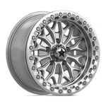 Load image into Gallery viewer, MSA Offroad Wheels MA53 BOLO UTV BEADLOCK GLOSS SILVER W/ MACHINED FACE Wheel - image 2

