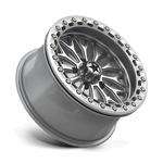 Load image into Gallery viewer, MSA Offroad Wheels MA53 BOLO UTV BEADLOCK GLOSS SILVER W/ MACHINED FACE Wheel - image 3
