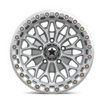 Load image into Gallery viewer, MSA Offroad Wheels MA53 BOLO UTV BEADLOCK GLOSS SILVER W/ MACHINED FACE Wheel - image 4
