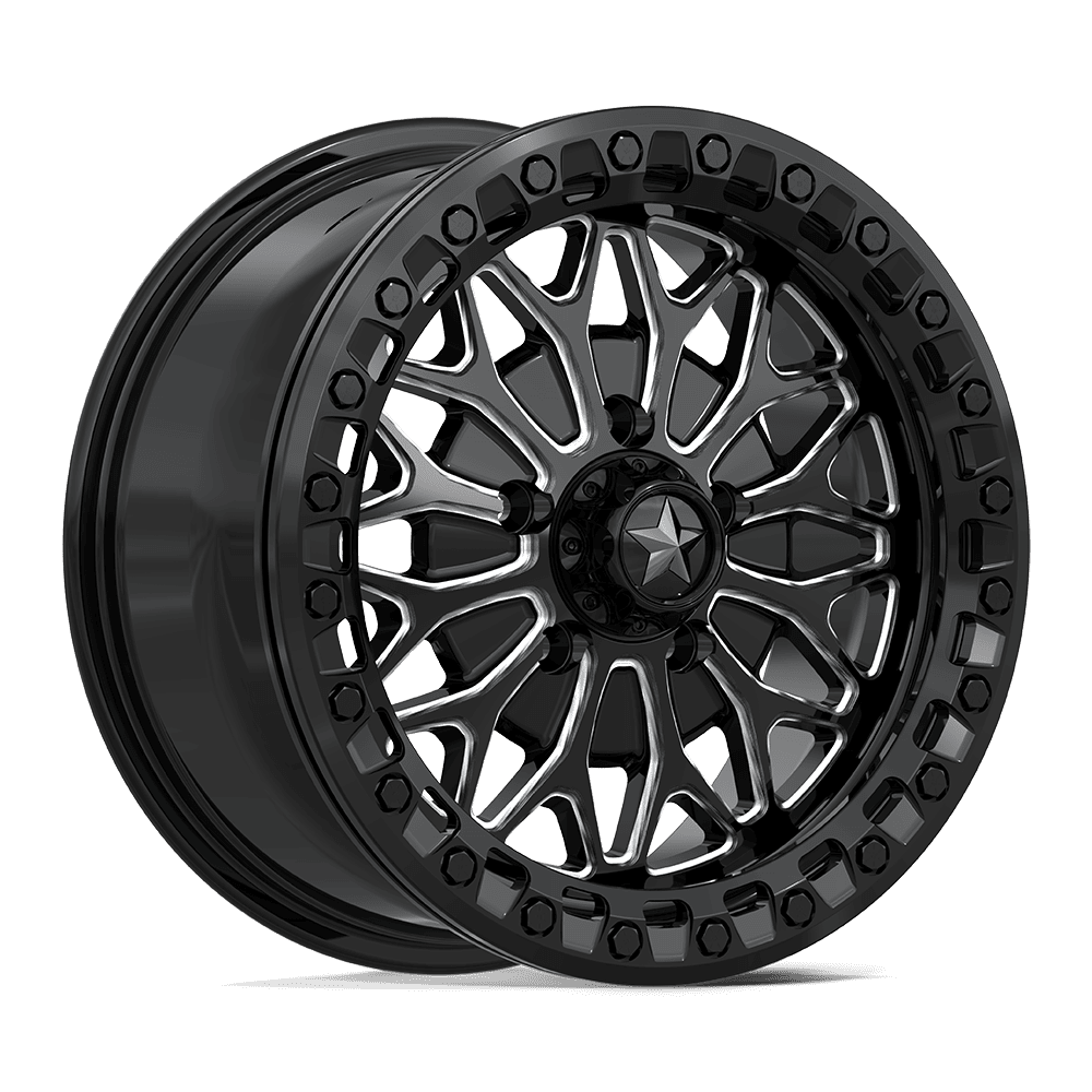 MSA Offroad Wheels MA53 BOLO UTV BEADLOCK GLOSS BLACK MILLED Wheel - image 10