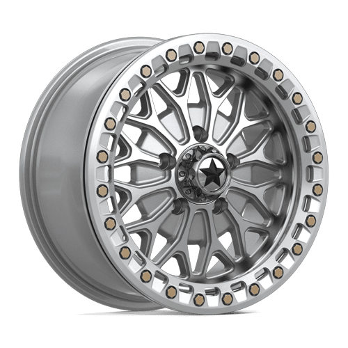 MSA Offroad Wheels MA53 BOLO UTV BEADLOCK GLOSS SILVER W/ MACHINED FACE Wheel - image 9