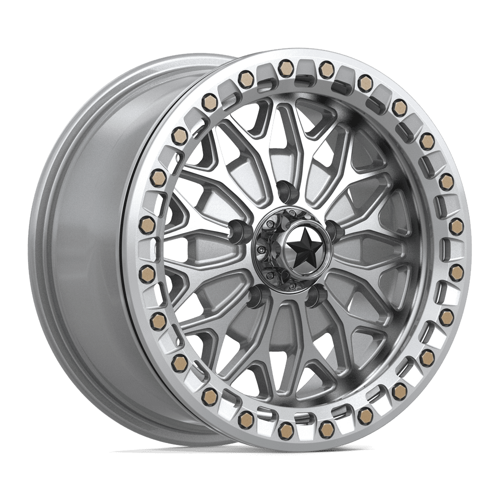 MSA Offroad Wheels MA53 BOLO UTV BEADLOCK GLOSS SILVER W/ MACHINED FACE Wheel - image 10