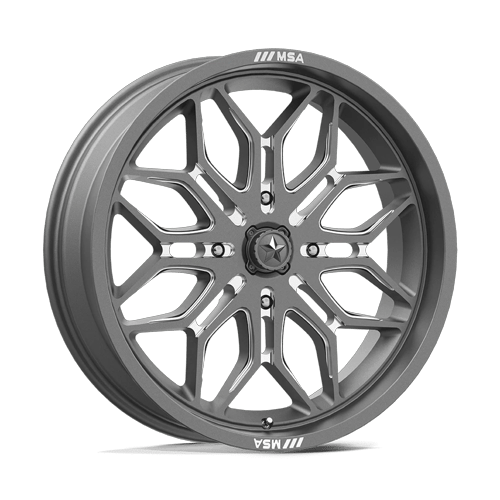 MSA Offroad Wheels M47 SNIPER UTV GUNMETAL MILLED Wheel - image 1
