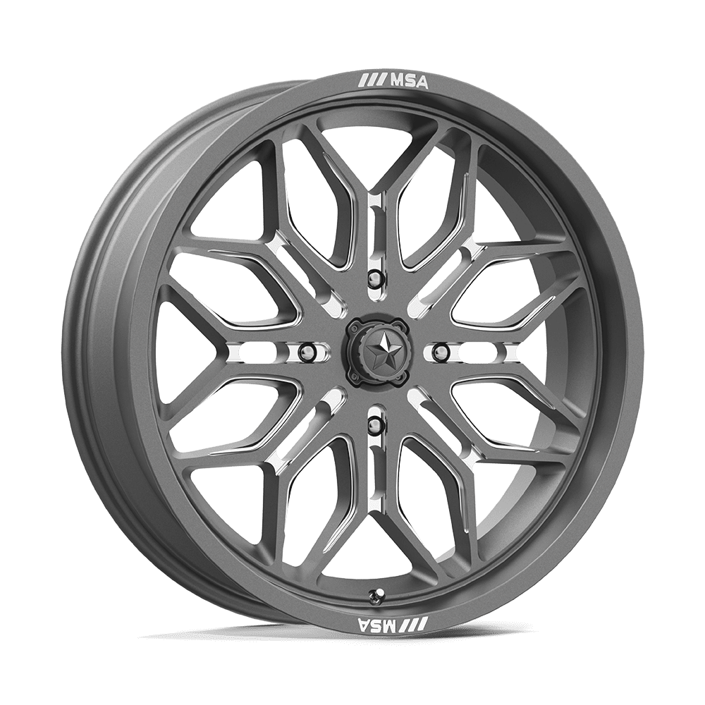 MSA Offroad Wheels M47 SNIPER UTV GUNMETAL MILLED Wheel - image 2