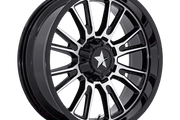 MSA Offroad Wheels M51 THUNDERLIPS UTV GLOSS BLACK MACHINED Wheel - image 1