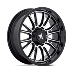 Load image into Gallery viewer, MSA Offroad Wheels M51 THUNDERLIPS UTV GLOSS BLACK MACHINED Wheel - image 1
