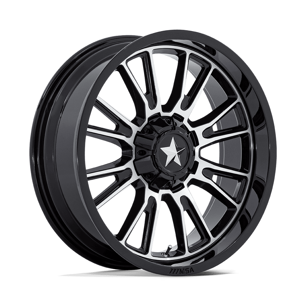 MSA Offroad Wheels M51 THUNDERLIPS UTV GLOSS BLACK MACHINED Wheel - image 2