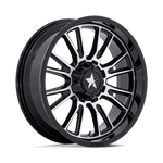 Load image into Gallery viewer, MSA Offroad Wheels M51 THUNDERLIPS UTV GLOSS BLACK MACHINED Wheel - image 2
