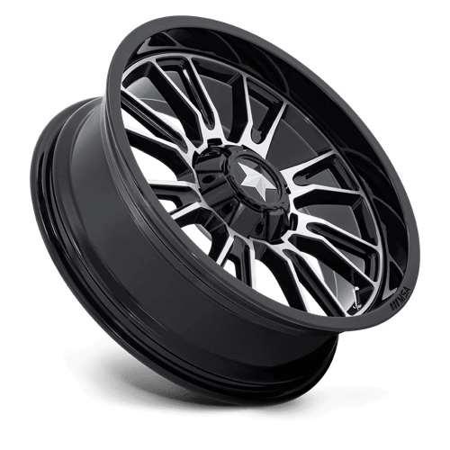 MSA Offroad Wheels M51 THUNDERLIPS UTV GLOSS BLACK MACHINED Wheel - image 3