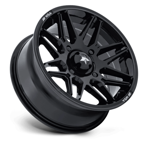 MSA Offroad Wheels M52 RADAR UTV GLOSS BLACK Wheel - image 3