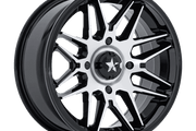 MSA Offroad Wheels M52 RADAR UTV GLOSS BLACK W/ MACHINED FACE Wheel - image 1